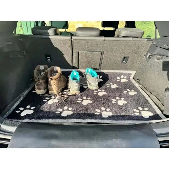 Dog Themed Washable Mat and Runner - Car Boot / 80X100 cm - Doormat