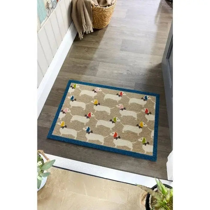 Dog Themed Washable Mat and Runner - Doormat