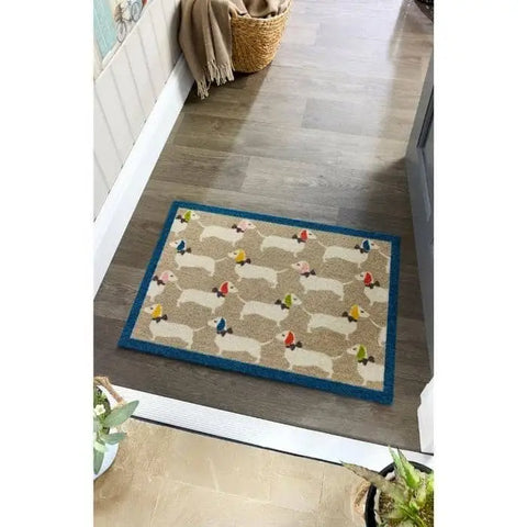 Dog Themed Washable Mat and Runner - Doormat
