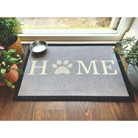 Dog Themed Washable Mat and Runner - Home Paw / 50X150 cm - Doormat