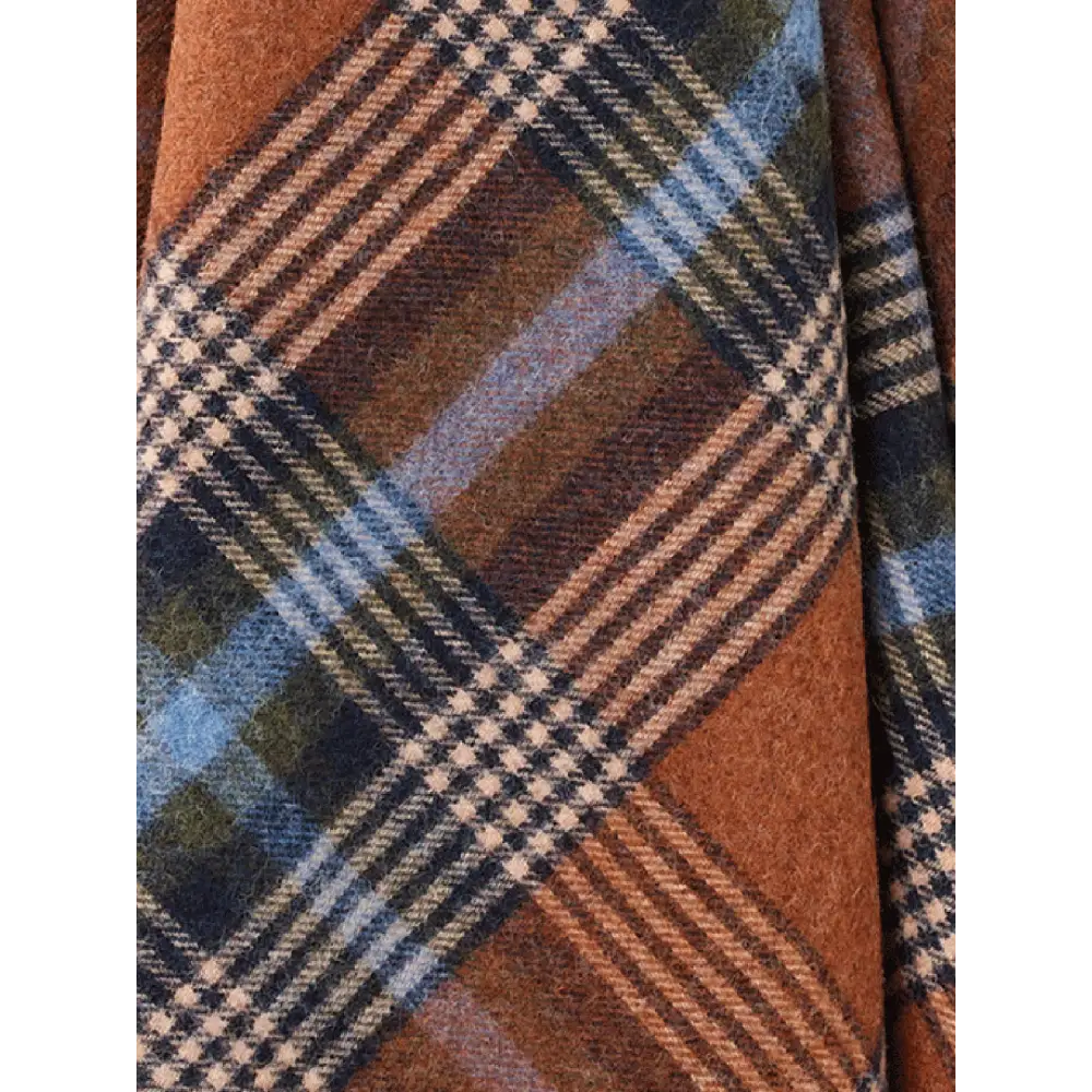 Dorset Shetland Pure New Wool Throw - Rust - Throws & Blankets