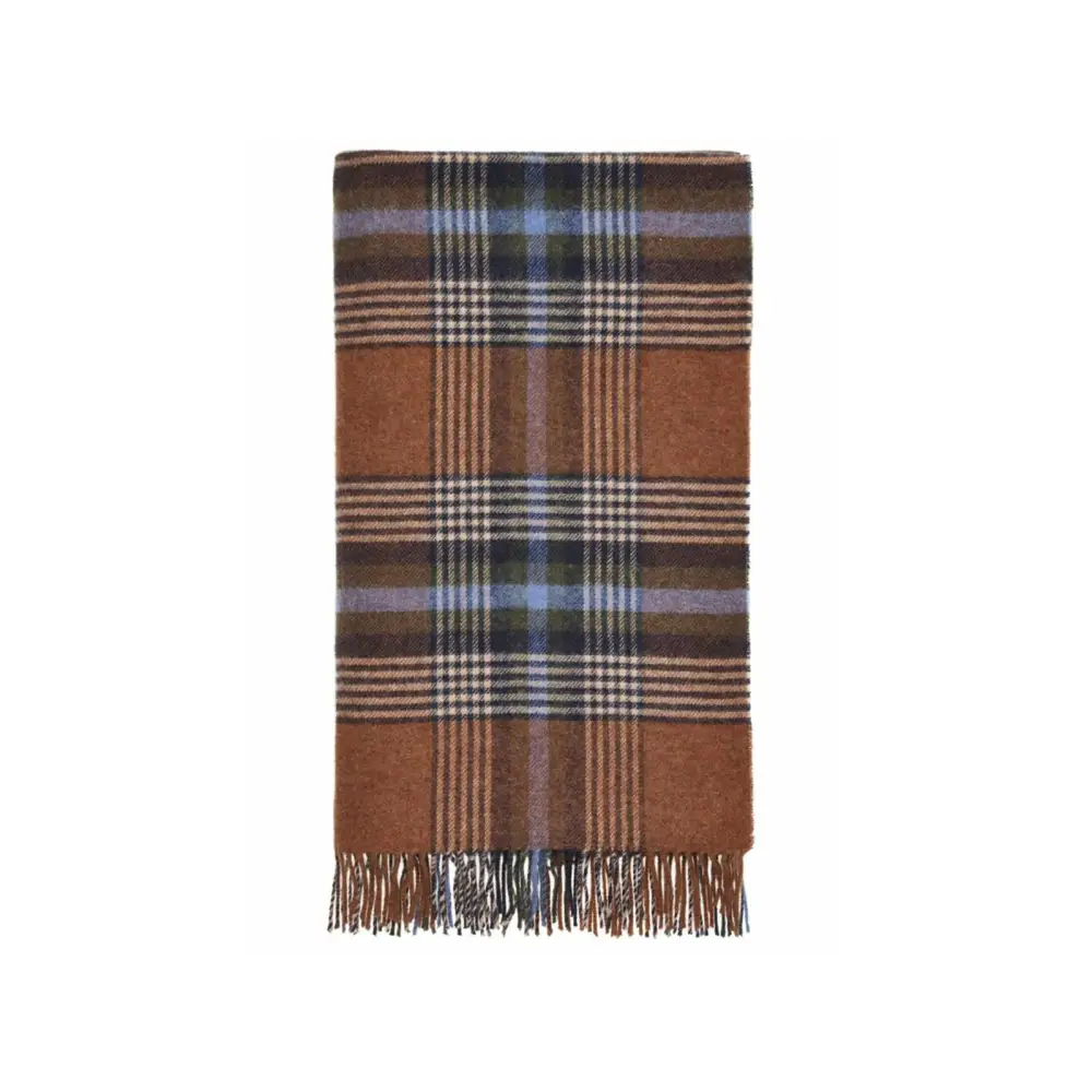 Dorset Shetland Pure New Wool Throw - Rust - Throws & Blankets
