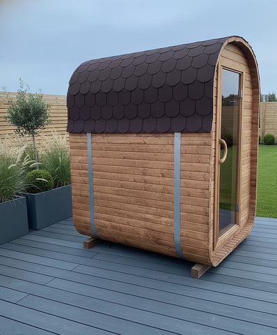 Steam & Oak Gas Cube Sauna 1.8m (Electric Option)