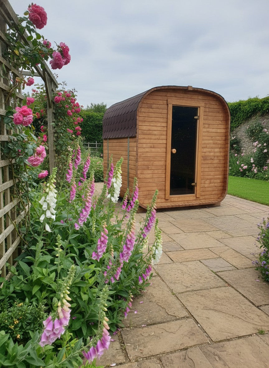 Steam & Oak Gas Cube Sauna 1.8m (Electric Option)