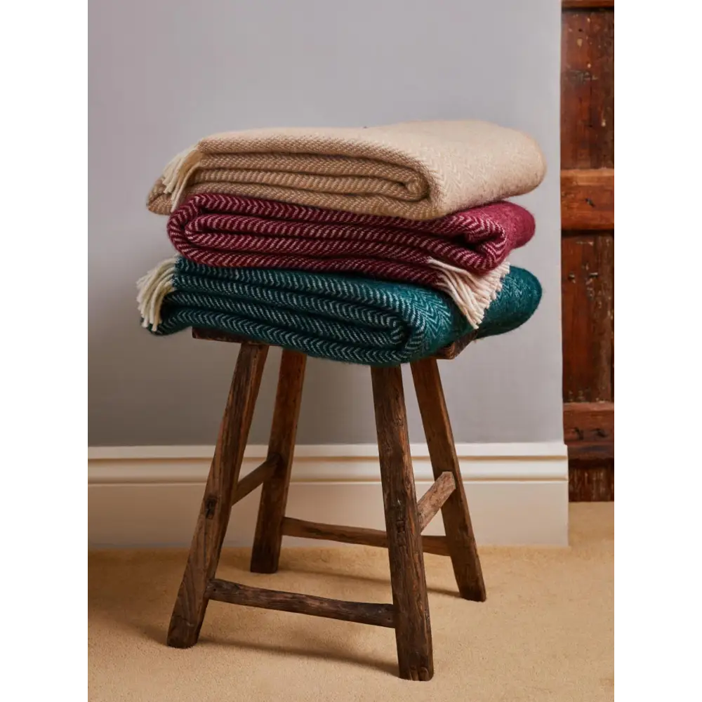 Dune Pure New Wool Throw - Vintage - Throws & Blankets