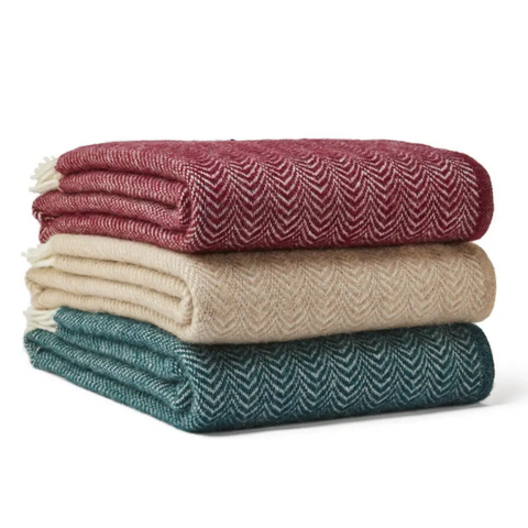 Dune Pure New Wool Throw - Vintage - Throws & Blankets