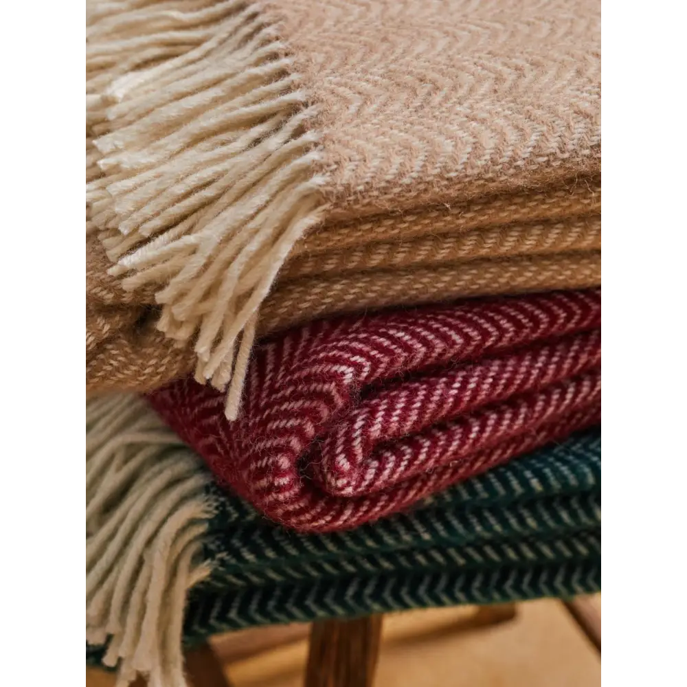 Dune Pure New Wool Throw - Vintage - Throws & Blankets