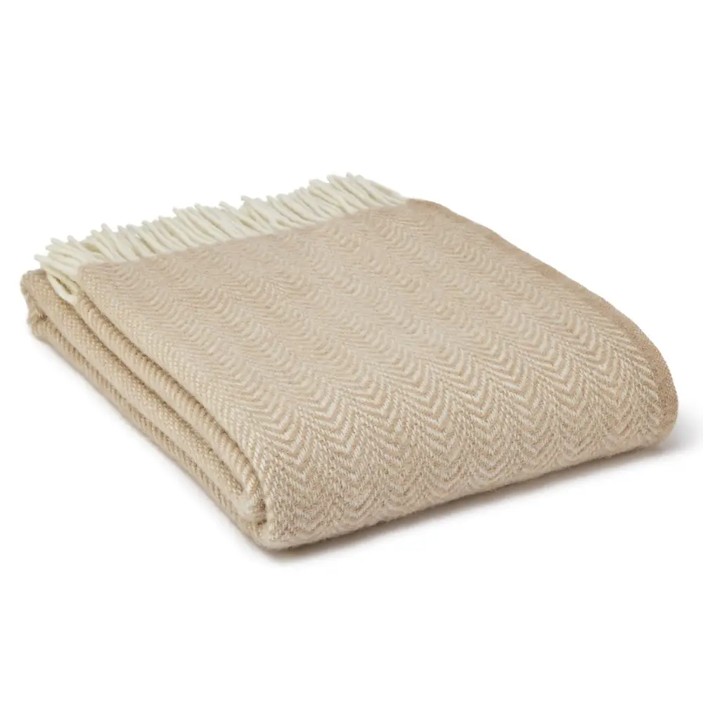 Dune Pure New Wool Throw - Vintage - Throws & Blankets