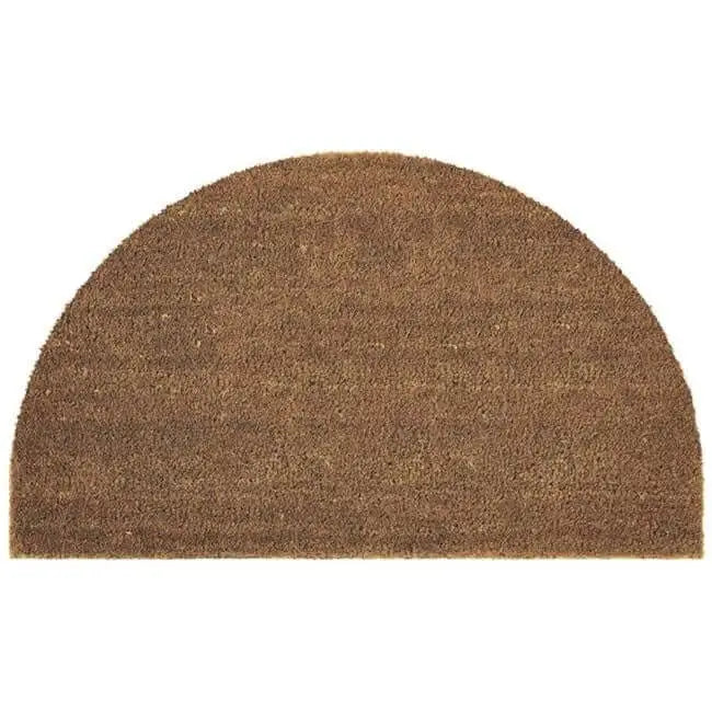 Durable Coir Scraper Doormat - Half Moon / 45X75 cm - Doormat