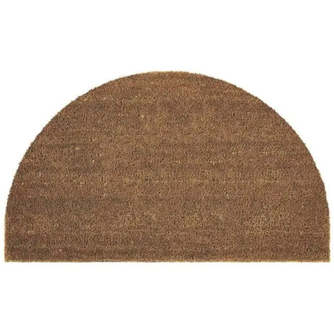 Durable Coir Scraper Doormat - Half Moon / 45X75 cm - Doormat