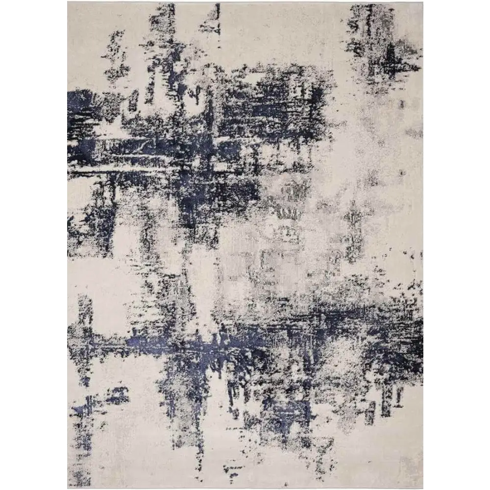 Dusk Marble Rug – Elegant Abstract Design - 120X170 cm / Blue - Rugs