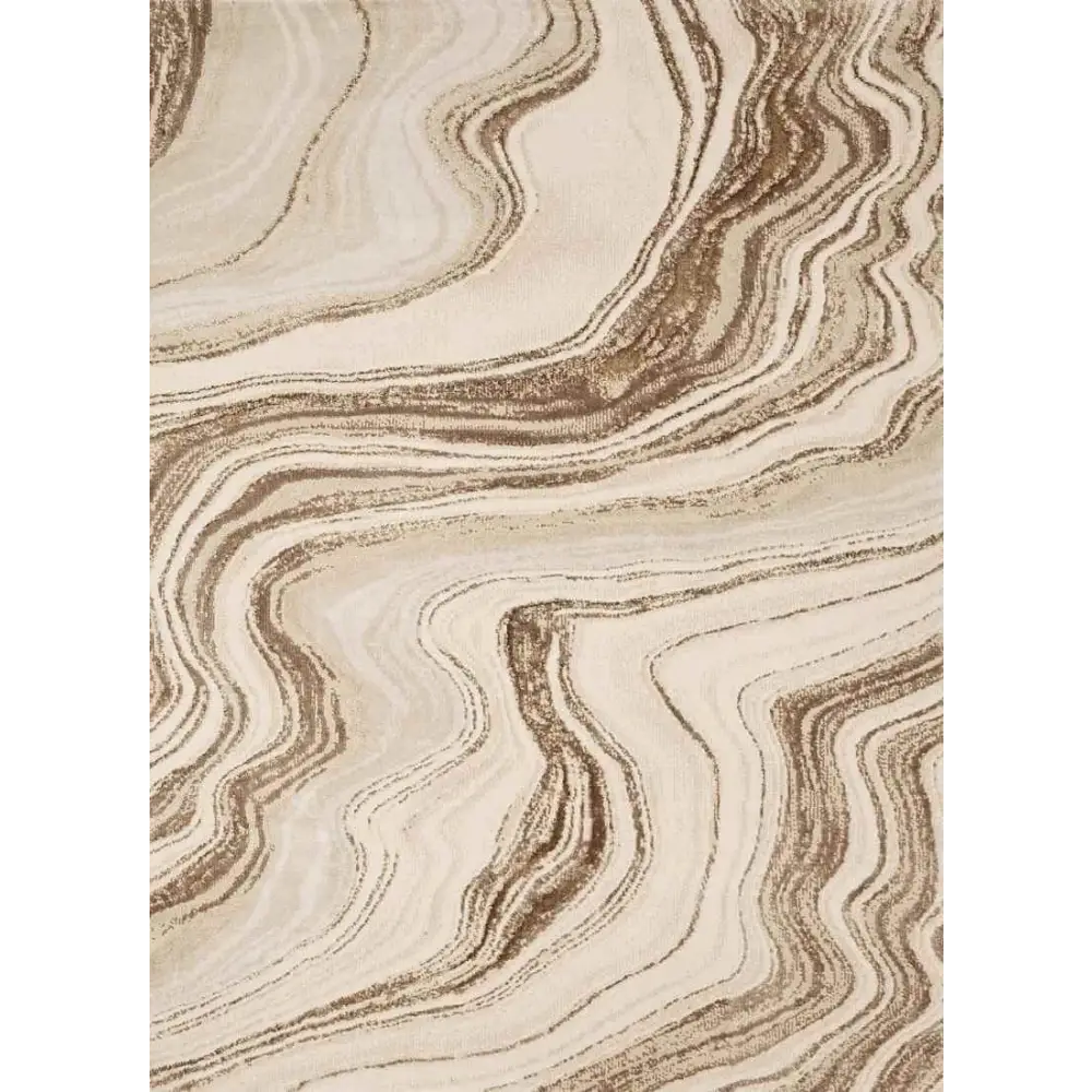 Dusk Watercolour Rug – Soft Abstract Design - 120X170 cm / Beige - Rugs