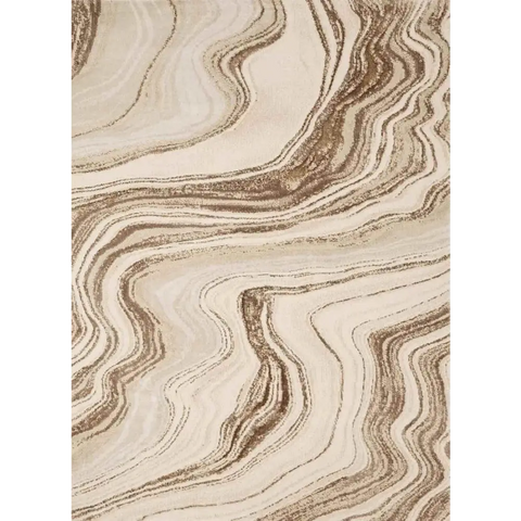 Dusk Watercolour Rug – Soft Abstract Design - 120X170 cm / Beige - Rugs