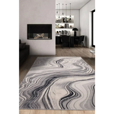 Dusk Watercolour Rug – Soft Abstract Design - Rugs