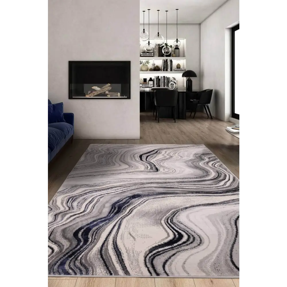 Dusk Watercolour Rug – Soft Abstract Design - Rugs