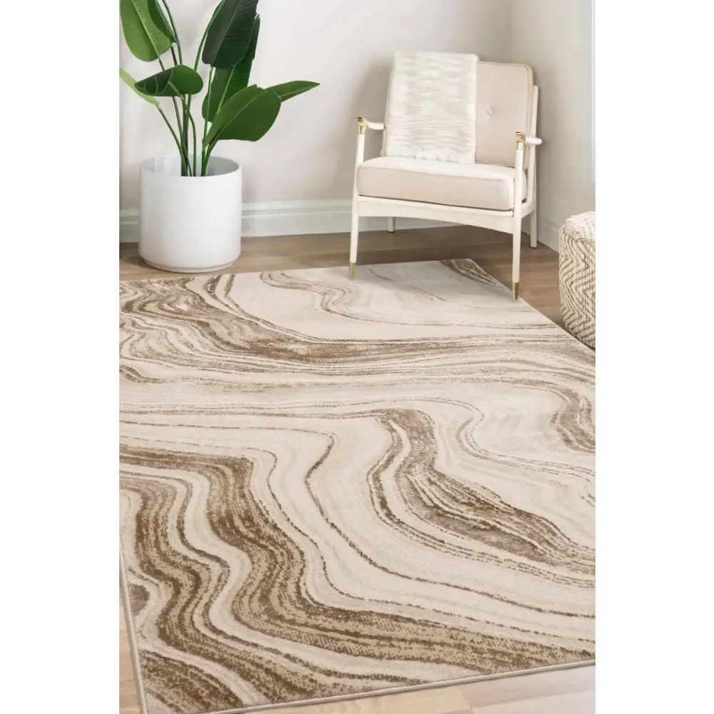 Dusk Watercolour Rug – Soft Abstract Design - Rugs