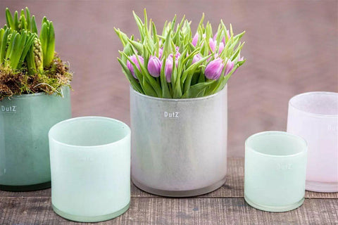 CYLINDER C1 Candleholder Votive - Mouthblown Glass by DutZ