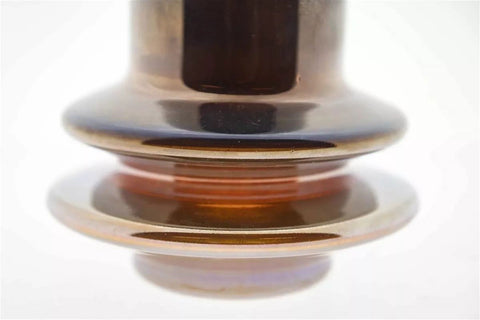 Vase RINGO- H18 D16 cm - GOLD LUSTER