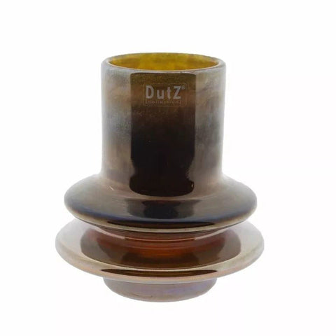 Vase RINGO- H18 D16 cm - GOLD LUSTER