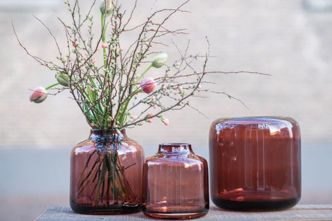 VASE MAZURKA - BURGUNDY Colour by DutZ