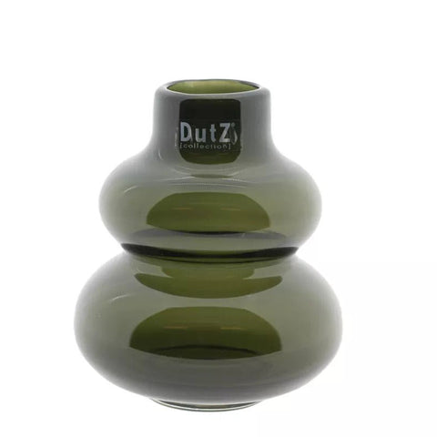 VASE SKRZYSZOW S- H16 D14 cm - SMOKE