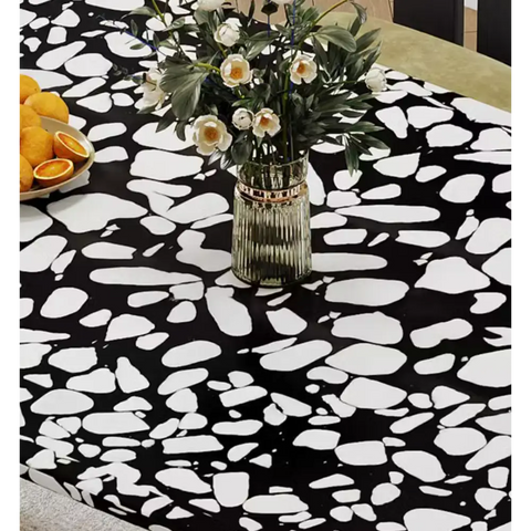 Eaton Dining Table Black Terrazzo - dining table