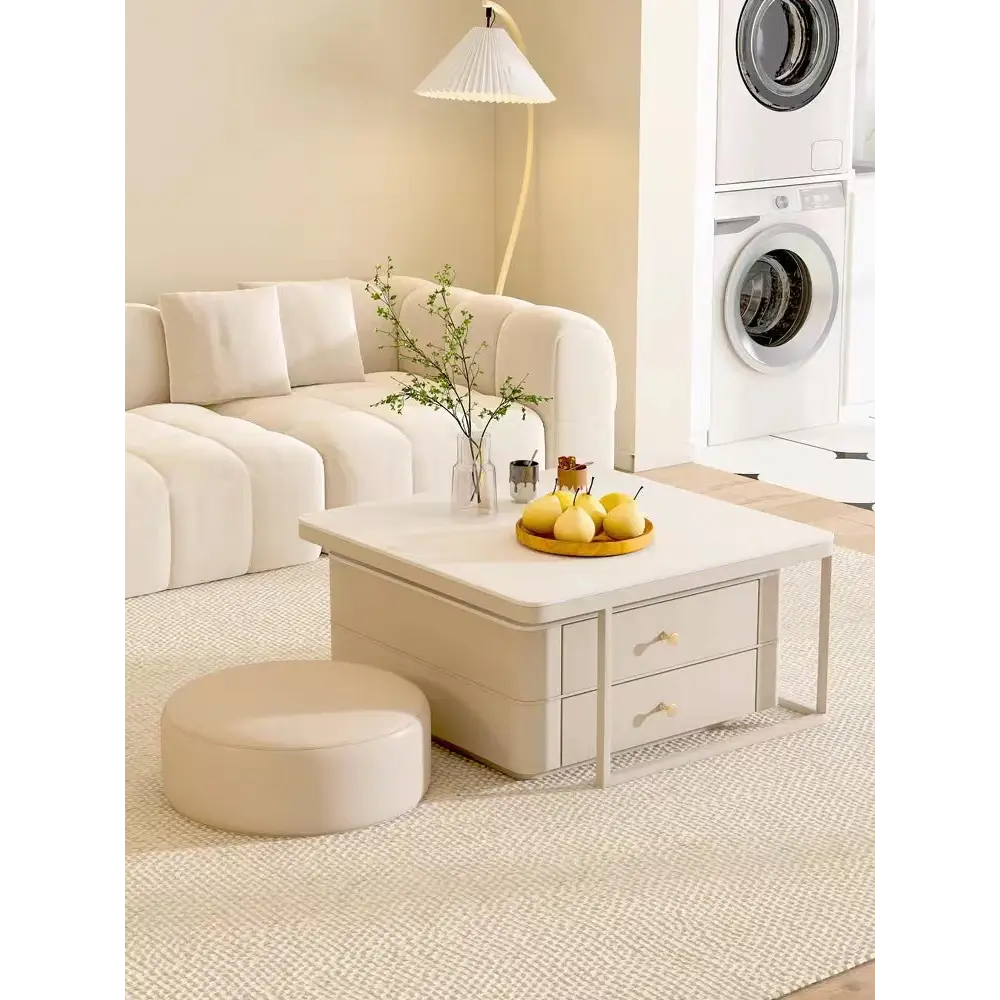 Eclipse Nesting Coffee Table SEt, White｜ DC Concept