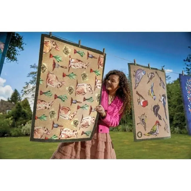 Eco-Friendly Cotton Animal Mat - Doormat