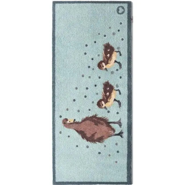 Eco-Friendly Cotton Animal Mat - Ducks / 65X150 cm - Doormat