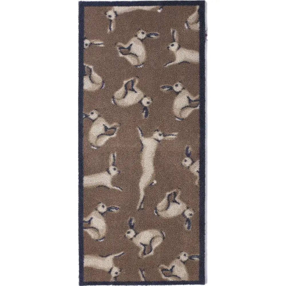 Eco-Friendly Cotton Animal Mat - Hare / 65X150 cm - Doormat