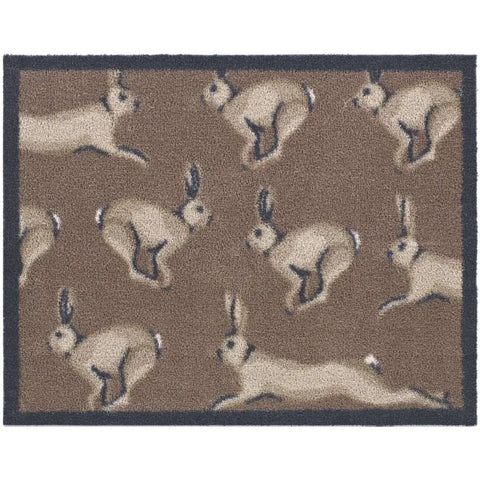 Eco-Friendly Cotton Animal Mat - Hare / 65X85 cm - Doormat