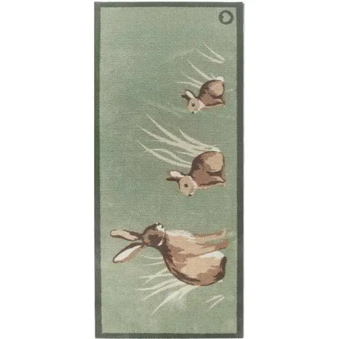 Eco-Friendly Cotton Animal Mat - Rubbit / 65X150 cm - Doormat