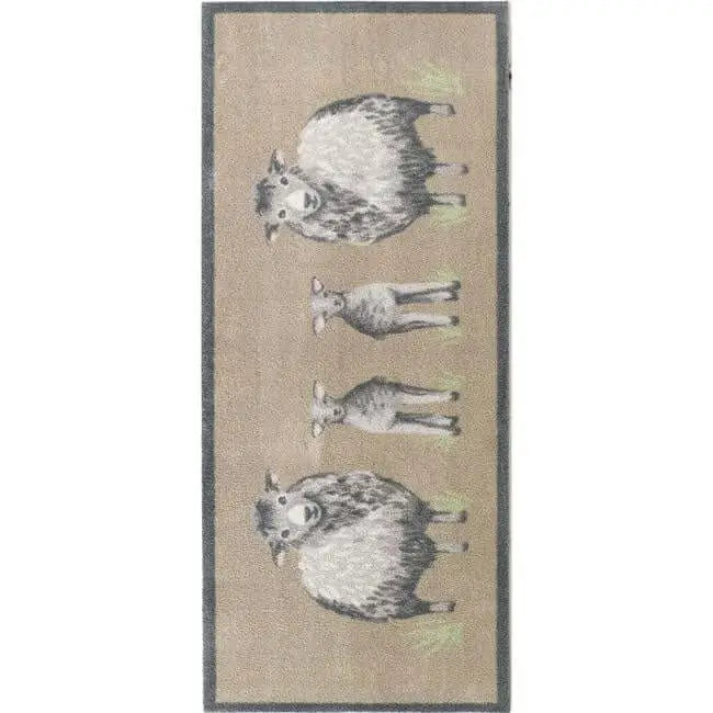 Eco-Friendly Cotton Animal Mat - Sheep / 65X150 cm - Doormat