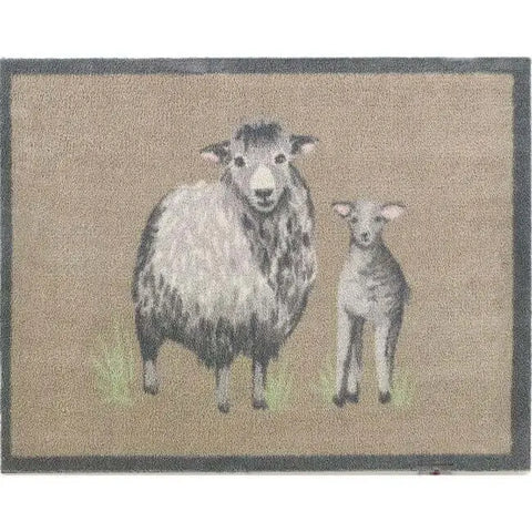Eco-Friendly Cotton Animal Mat - Sheep / 65X85 cm - Doormat