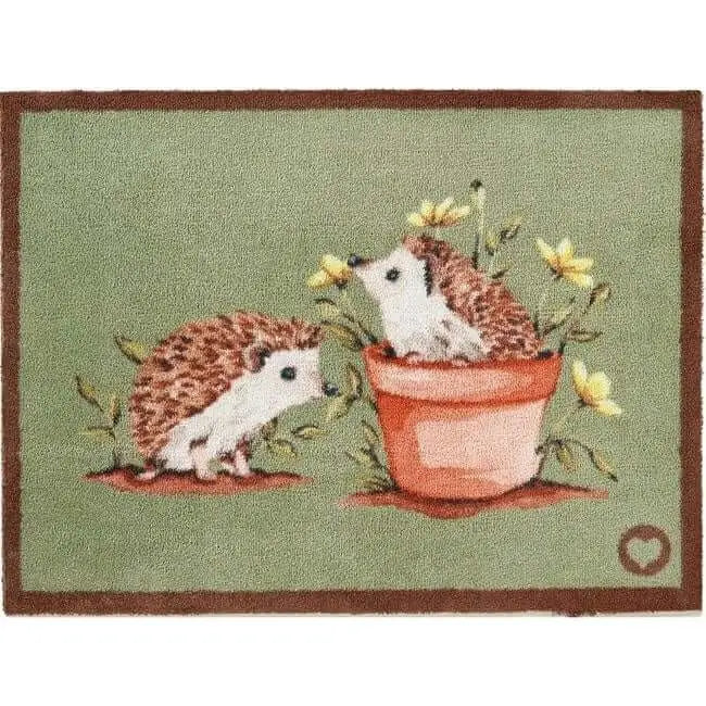 Eco-Friendly Farm Inspired Mat - Hedgehog Friends / 65X85 cm - Doormat