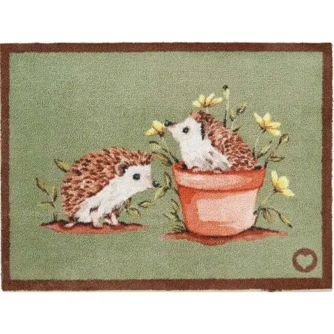 Eco-Friendly Farm Inspired Mat - Hedgehog Friends / 65X85 cm - Doormat