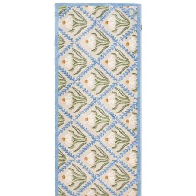 Eco-Friendly Floral-Inspired Mat - Daisy Trellis / 65X150 cm - Doormat