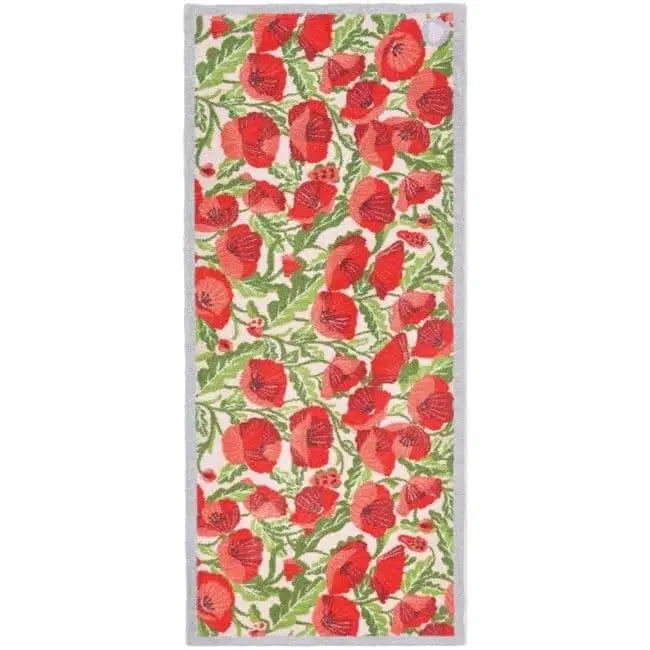 Eco-Friendly Floral-Inspired Mat - Poppies Galore / 65X150 cm - Doormat
