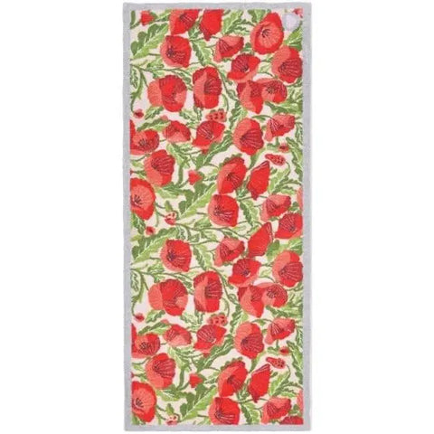 Eco-Friendly Floral-Inspired Mat - Poppies Galore / 65X150 cm - Doormat