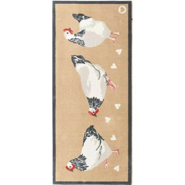 Eco-Friendly Washable Animals Mat - Chicken / 65X150 cm - Doormat