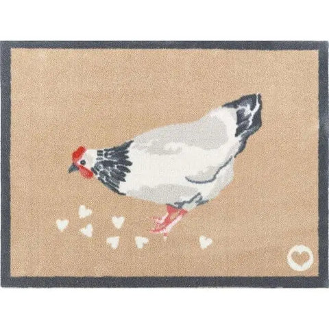 Eco-Friendly Washable Animals Mat - Chicken / 65X85 cm - Doormat
