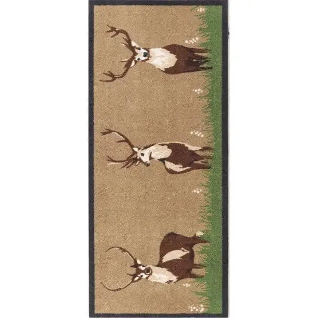 Eco-Friendly Washable Animals Mat - Deer / 65X150 cm - Doormat