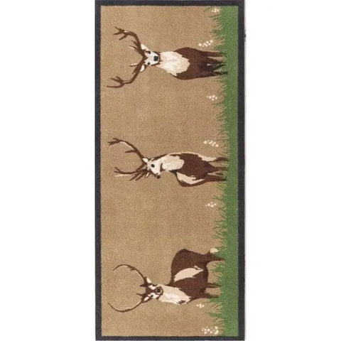 Eco-Friendly Washable Animals Mat - Deer / 65X150 cm - Doormat