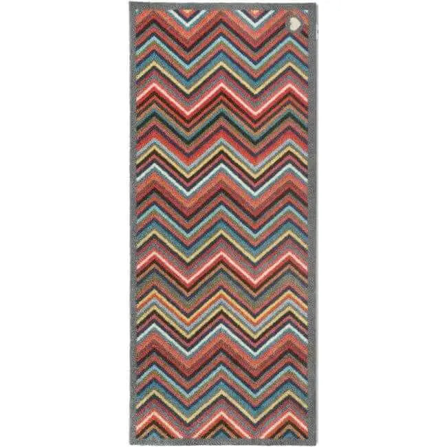 Eco-Friendly Washable Chevron Mat - Chevron / 65X150 cm - Doormat