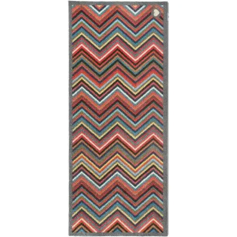 Eco-Friendly Washable Chevron Mat - Chevron / 65X150 cm - Doormat
