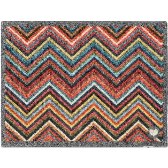 Eco-Friendly Washable Chevron Mat - Chevron / 65X85 cm - Doormat