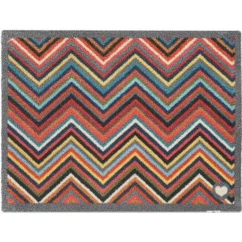 Eco-Friendly Washable Chevron Mat - Chevron / 65X85 cm - Doormat