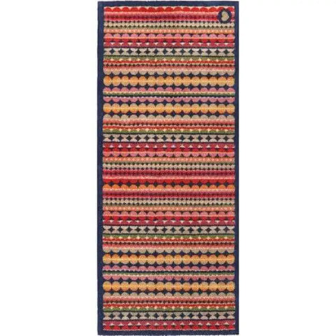 Eco-Friendly Washable Chevron Mat - Beady Stripe / 65X150 cm - Doormat