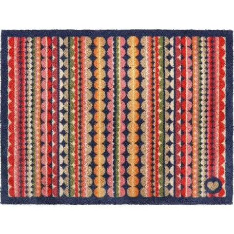 Eco-Friendly Washable Chevron Mat - Beady Stripe / 65X85 cm - Doormat