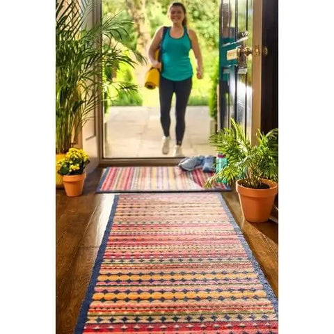 Eco-Friendly Washable Chevron Mat - Doormat